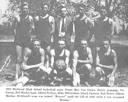 1935 Basketball Team