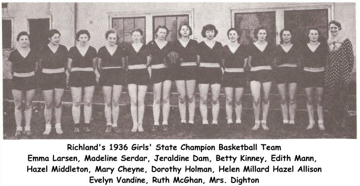 1936 Girls' Basketball 1936 Girls' Basketball