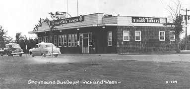 Bus Depot in the 1950s