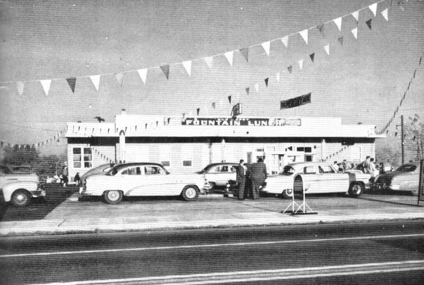 Bus Depot in 1954