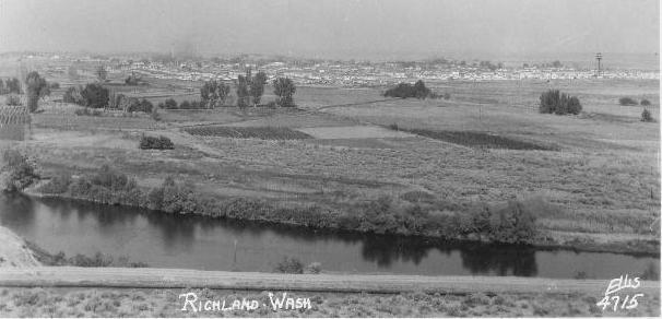 Richland, WA - early 40s River in the foreground