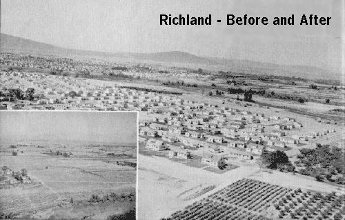 Richland, WA - 1948 Before and After Construction