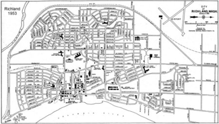 Richland Map - 1953