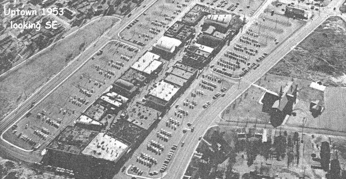 Uptown Richland in 1953