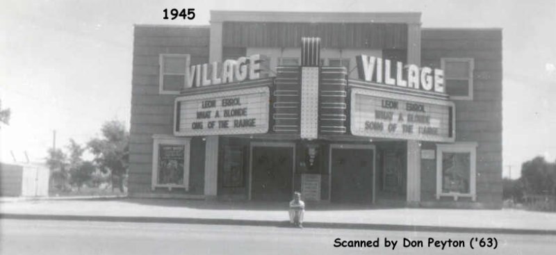 Village Theater in 1945 Village Theater in 1945