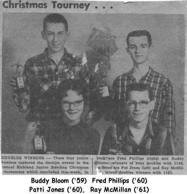 1955 Bowling Xmas Tourney